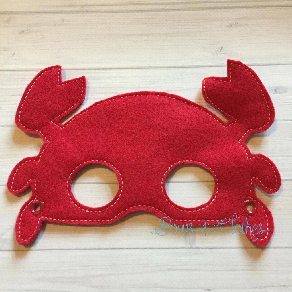 Crab Mask Bows and Clothes