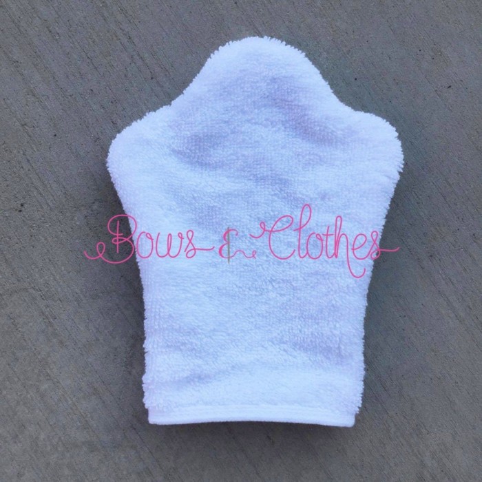 Blank Bath Mitt 2