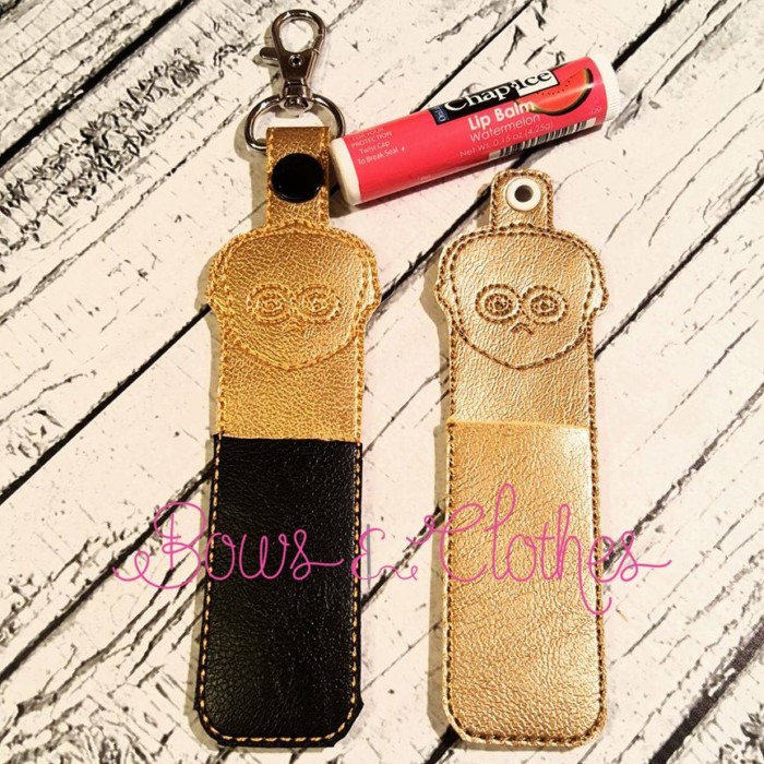 Space Gold Robot Lip Balm Holders - Image 2