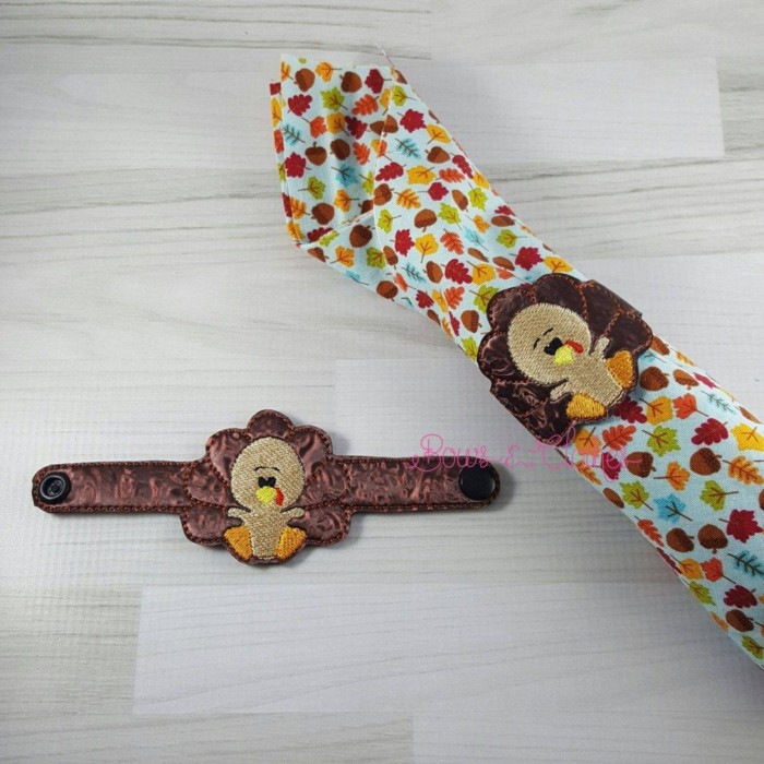 Turkey Napkin Ring ITH - Image 2