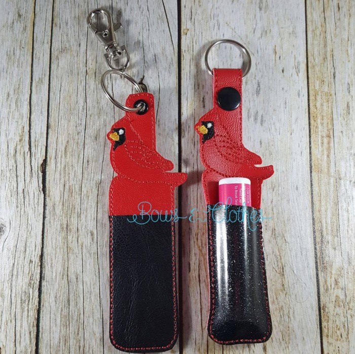 Cardinal Lip Balm Holders