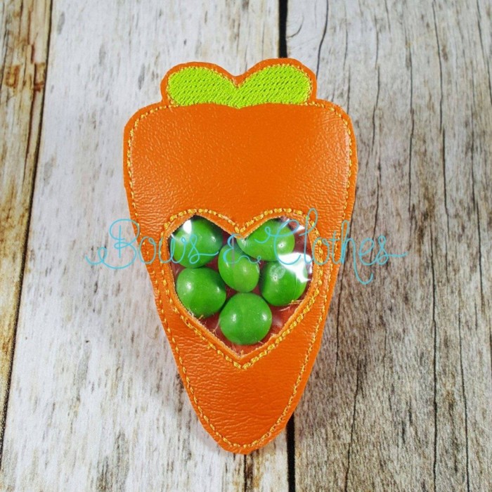 Carrot Clear Candy Holder