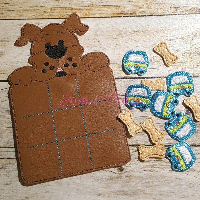 Brown Dog Tic Tac Toe and Pieces - Image 2