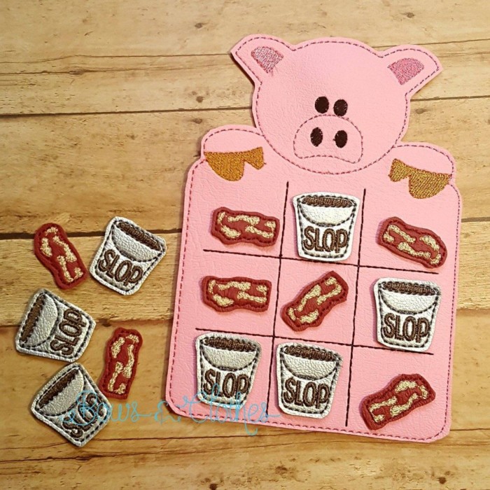 Pig Tic Tac Toe and Pieces