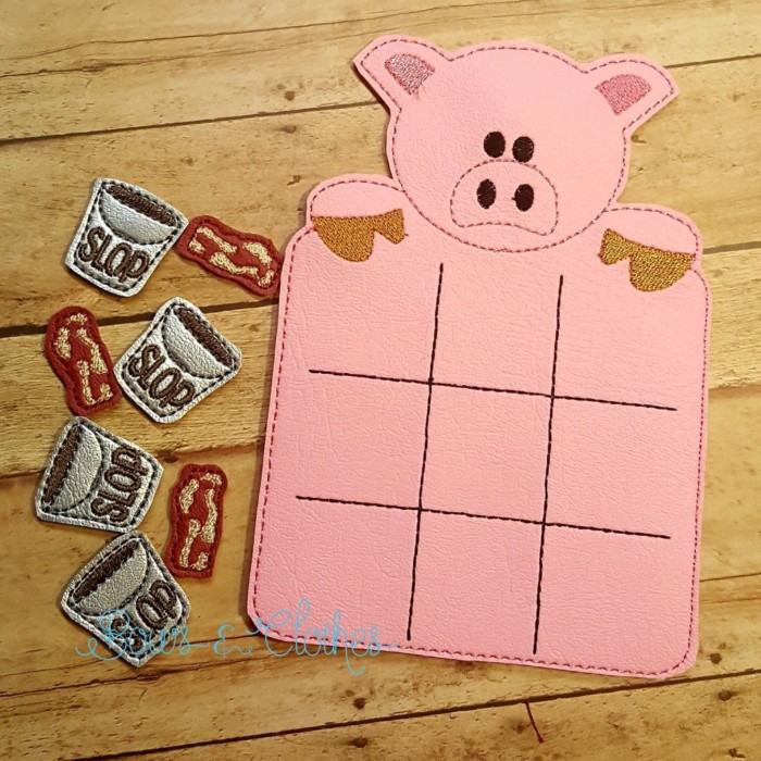 Pig Tic Tac Toe and Pieces - Image 3