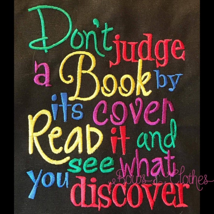 Don't Judge a Book