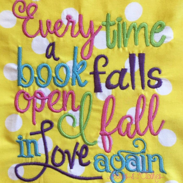 Book Falls Open