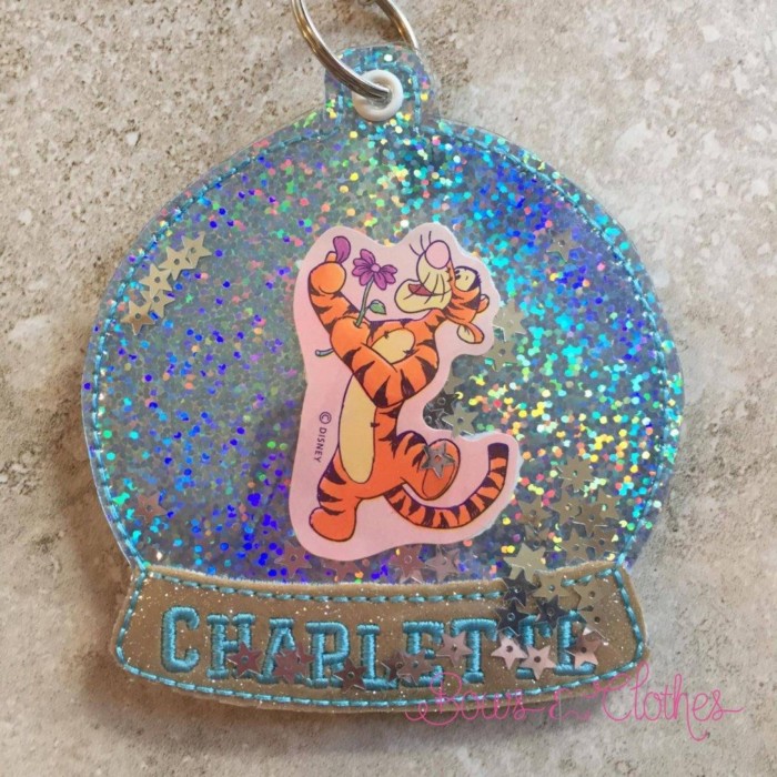 Snow Globe Picture Ornament- light up option - Image 2