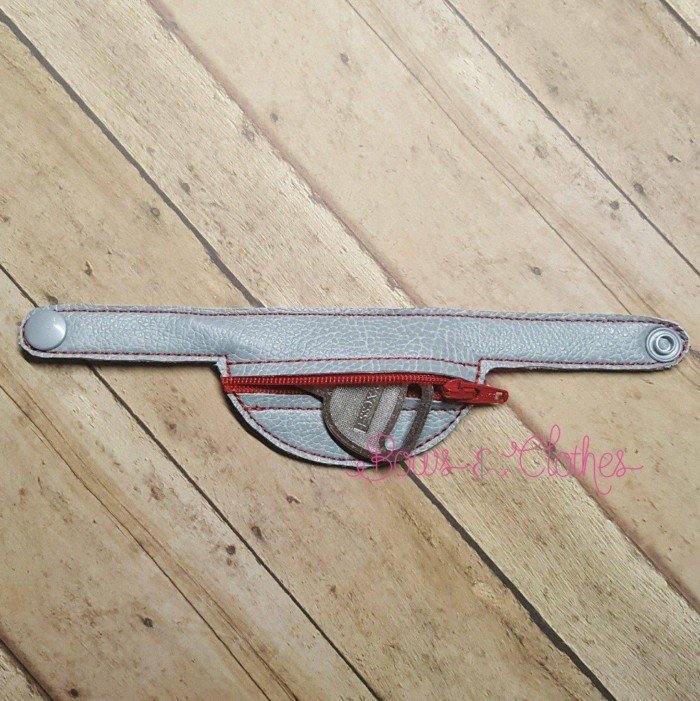 Zipper Pouch Snap Bracelet