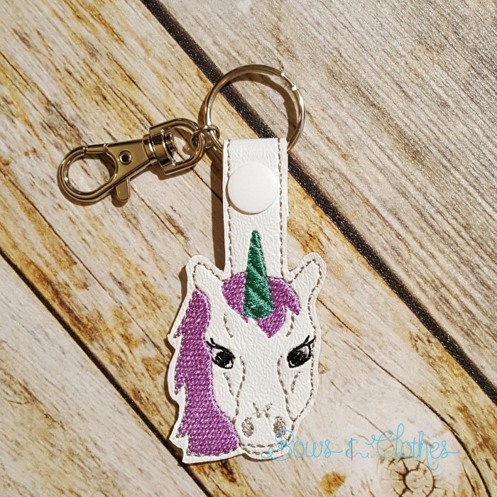 Unicorn Head Key Fob