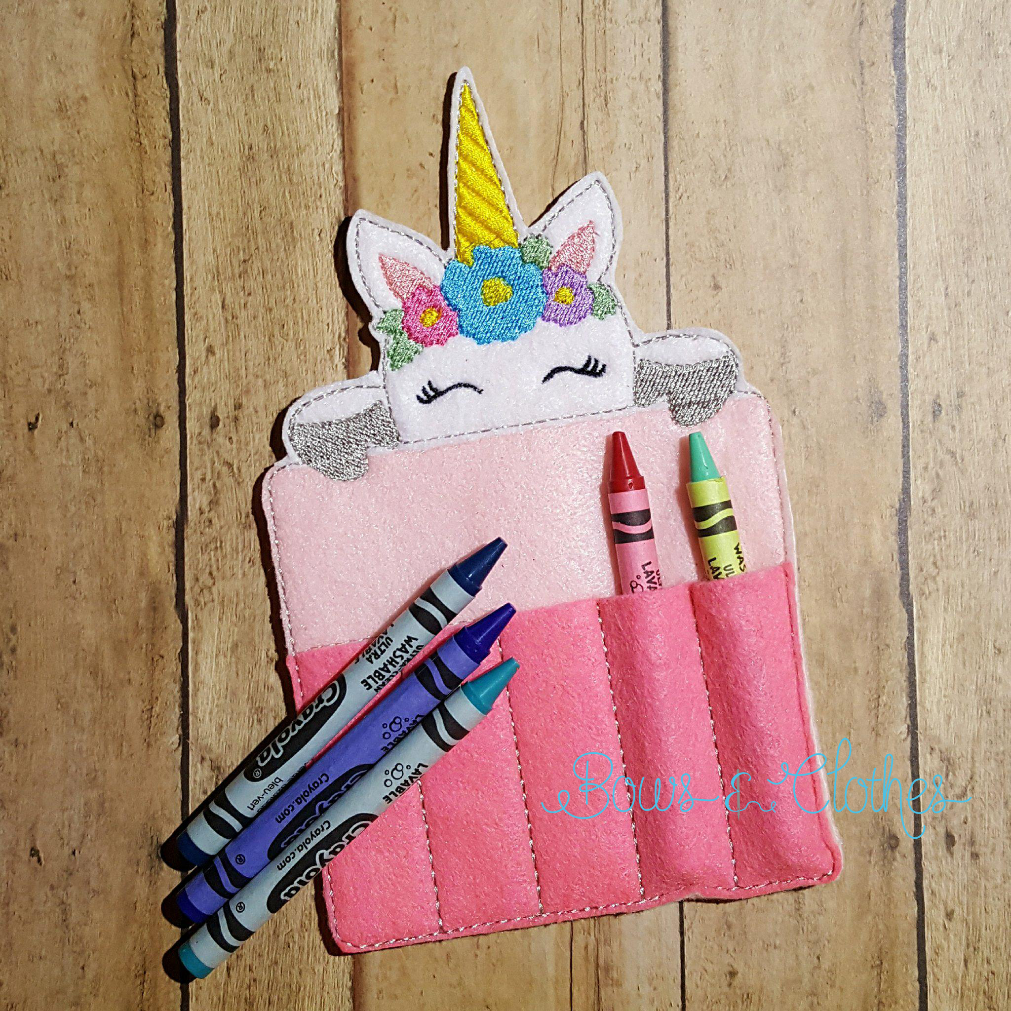 Unicorn Crayon Holder