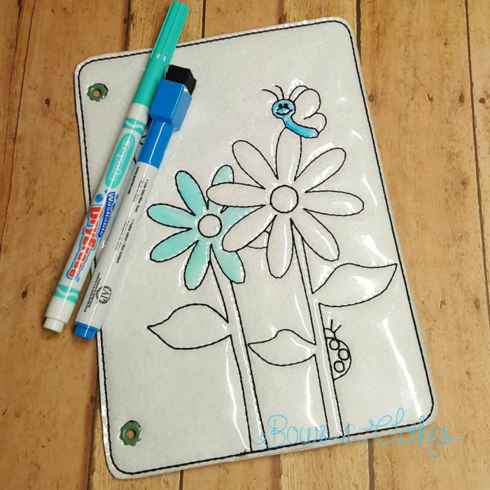 Daisies Coloring Book Page