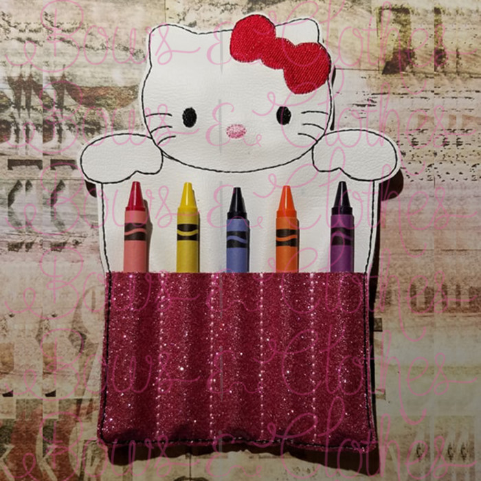 Hi Cat Crayon Holder