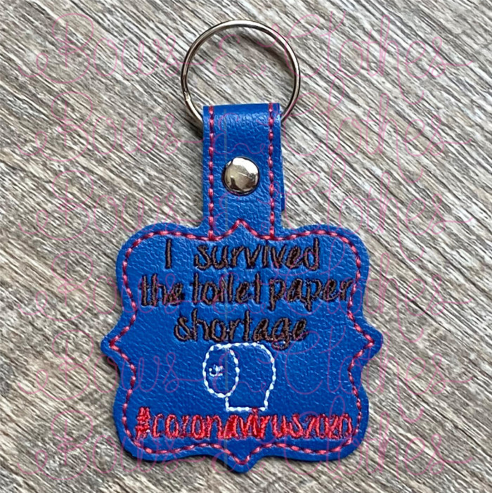 Toilet Paper Shortage Key Fob