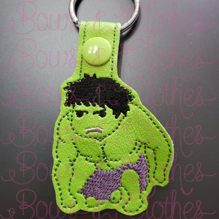 Strong Green Guy Chibi Key Fob - Image 3