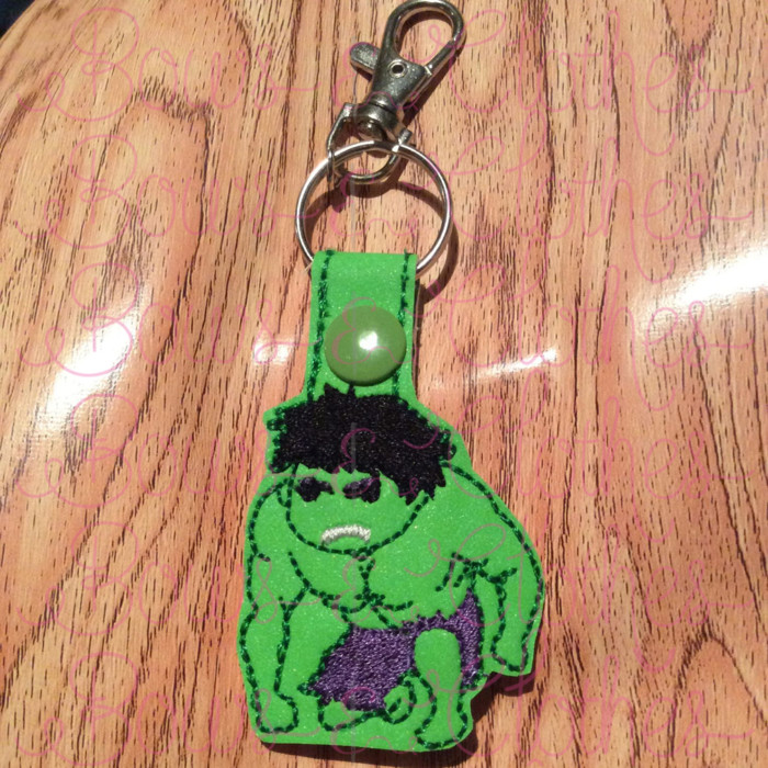 Strong Green Guy Chibi Key Fob - Image 2