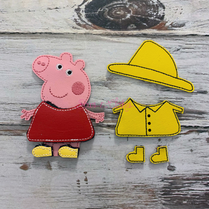 Pep Pig Felt Doll AND Outfit