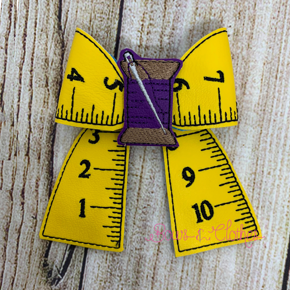 Measuring Tape Hair Bow – Bows and Clothes
