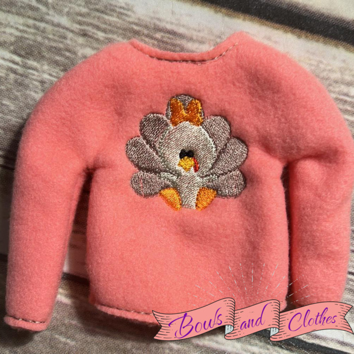 Girl Turkey Elf Sweater