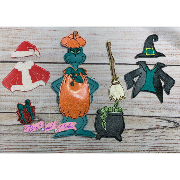 Green Guy Doll & Outfits - Image 2