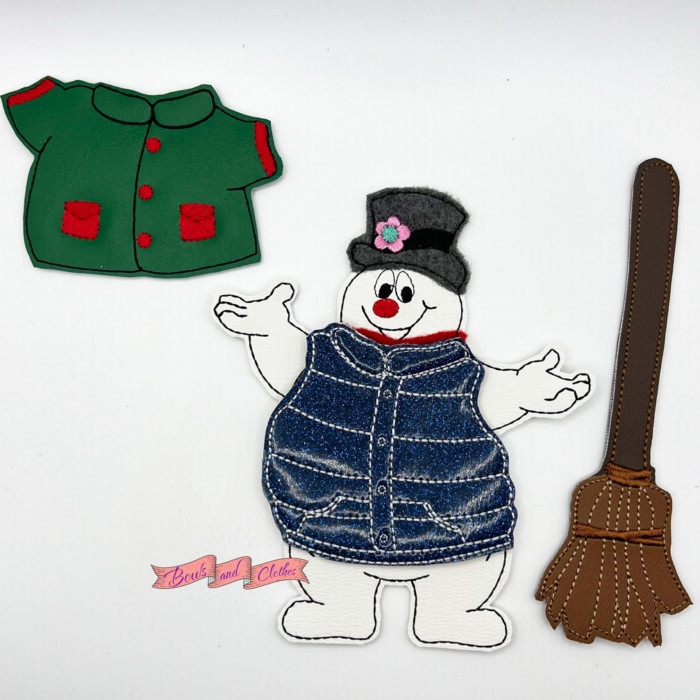 Frosted Snowman Doll & Outfits - Image 2