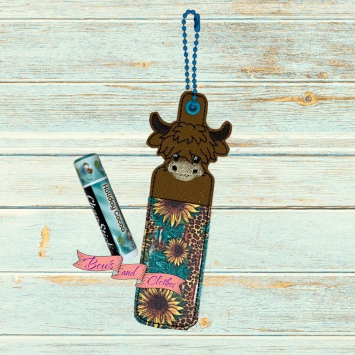 Highland Cow Lip Balm Holder