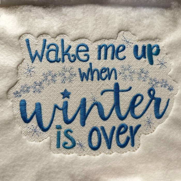 Wake Me When Winter Is Over Blanket