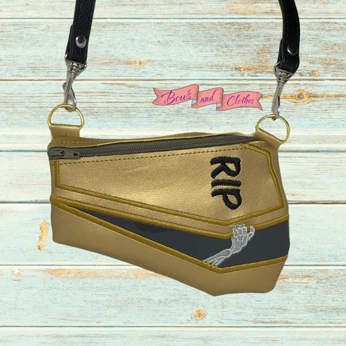 Coffin Zipper Purse