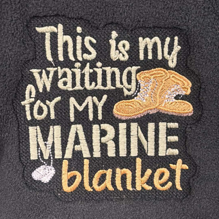 Waiting For My Marine Blanket