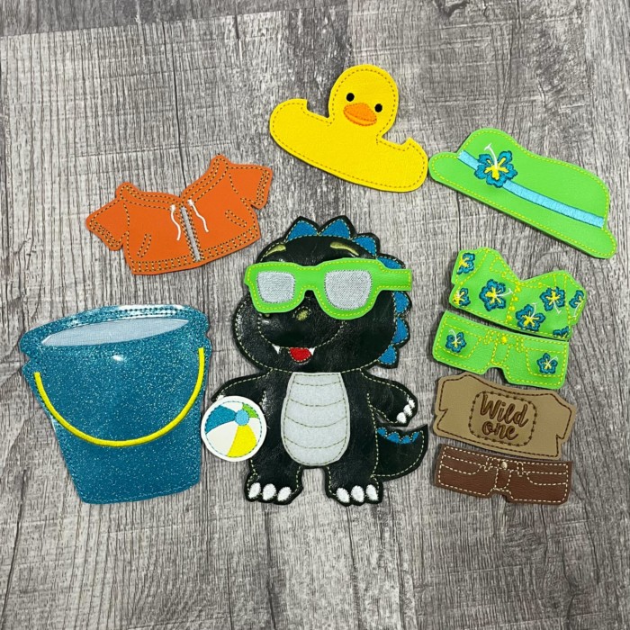 Dinosaur Doll & Outfits - Image 2