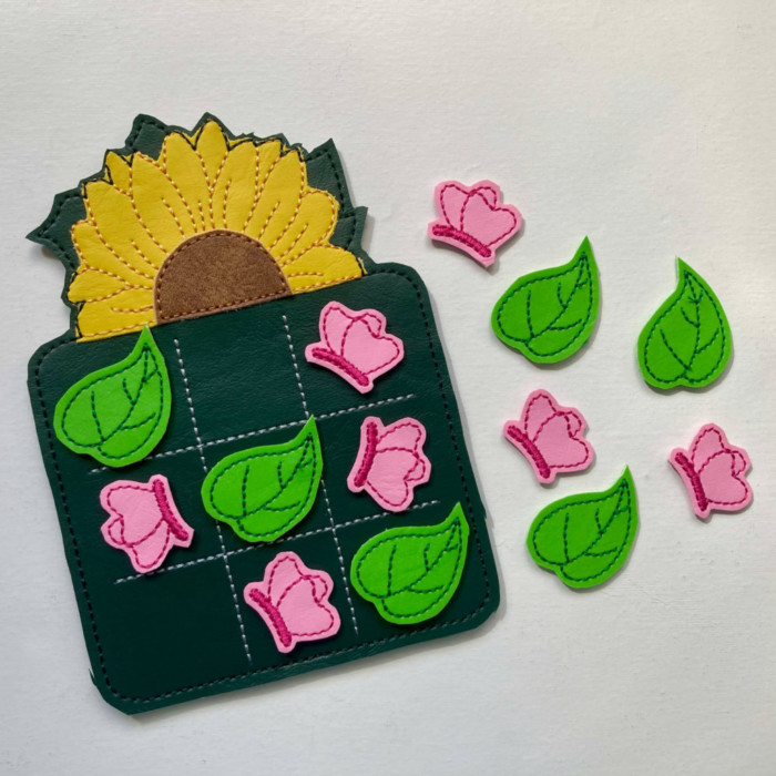 Sunflower Tic Tac Toe and Pieces