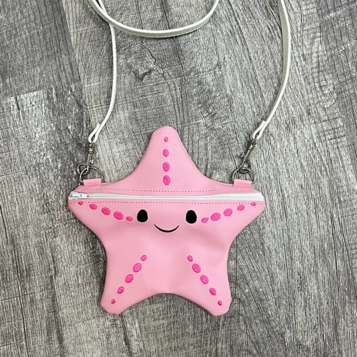 Starfish Zipper Purse