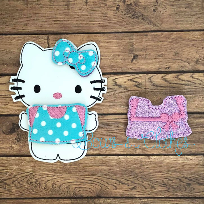 Hi Cat Felt Doll from 10-2021