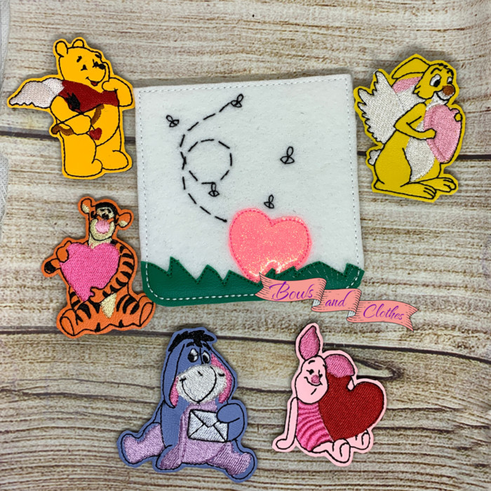 Pooh Valentine Finger Puppets from 1-2023