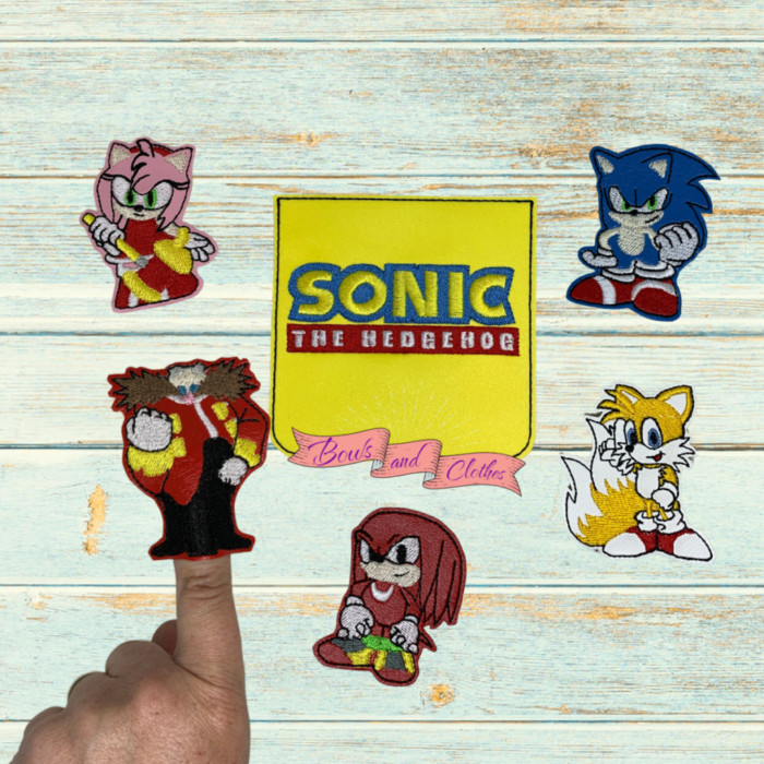 Sonic Finger Puppets from 6-2023