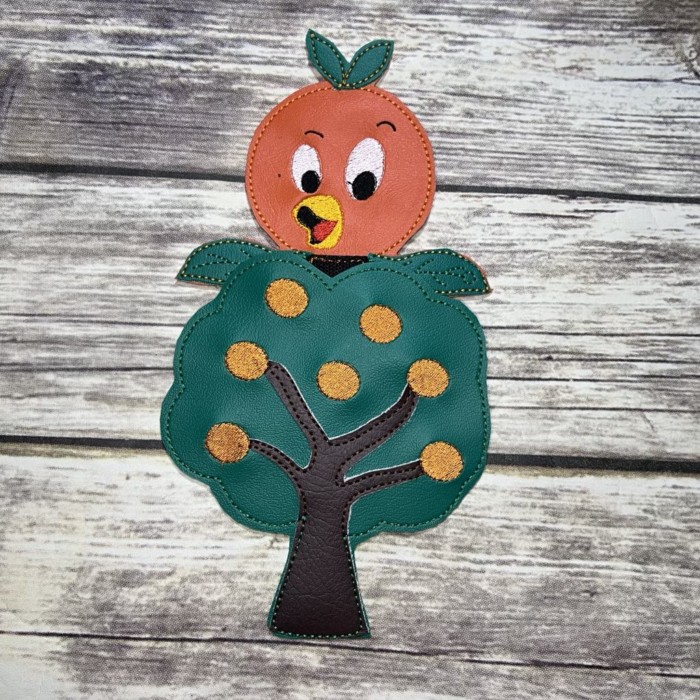 Orange Tree Case for Orange Bird Felt Doll - Image 2