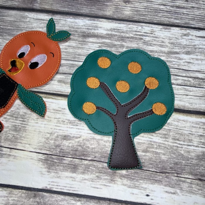 Orange Tree Case for Orange Bird Felt Doll